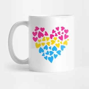 Pansexual Hearts Pride Mug